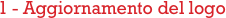 1 - Aggiornamento del logo   